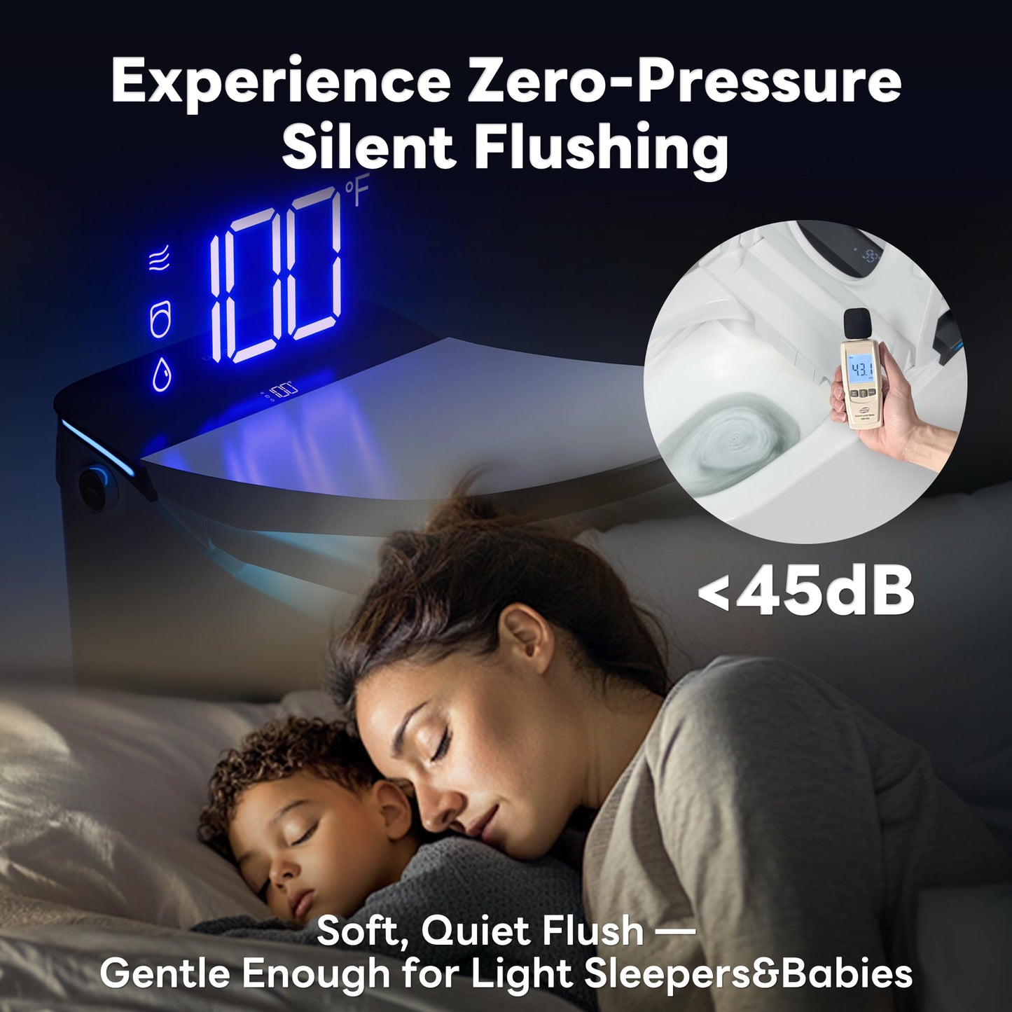 CANEST Smart Toilet with Bidet Built in, Foam Dispenser, 1000g MaP Flushing, Full-Area Seat Sensor, Auto Temperature Control Heated Seat, Auto Open/Close, Foot Sensor, Deodorization, Remote(FC-002SE)