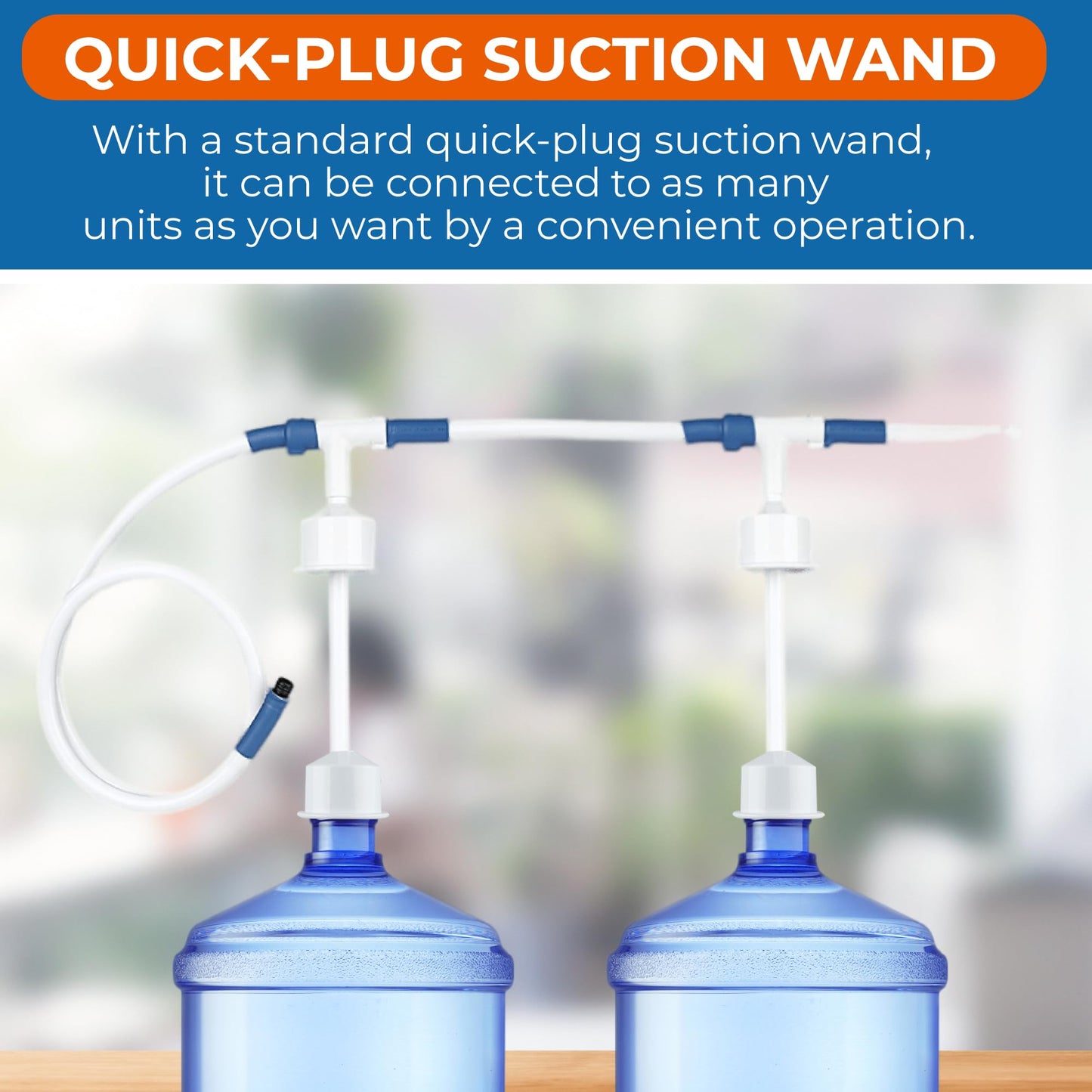 SEAFLO Bottled Water System - Convenient On/Off Switch, 20ft Discharge Tube, Wall Plug