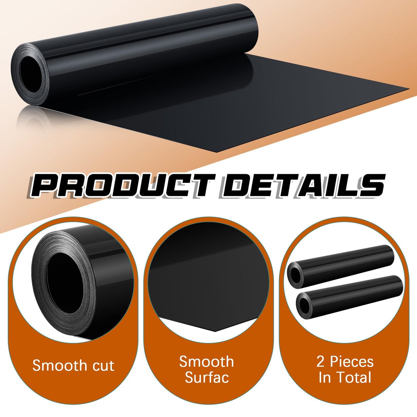 Pangda 8 Rolls 16 ft x 19.69 Inches Black Under Deck Drainage System Bulk HDPE Waterproofing Membrane Trough Black Rain Deck Drainage System Trough Unders Systems Outdoor for Underdeck Ceiling