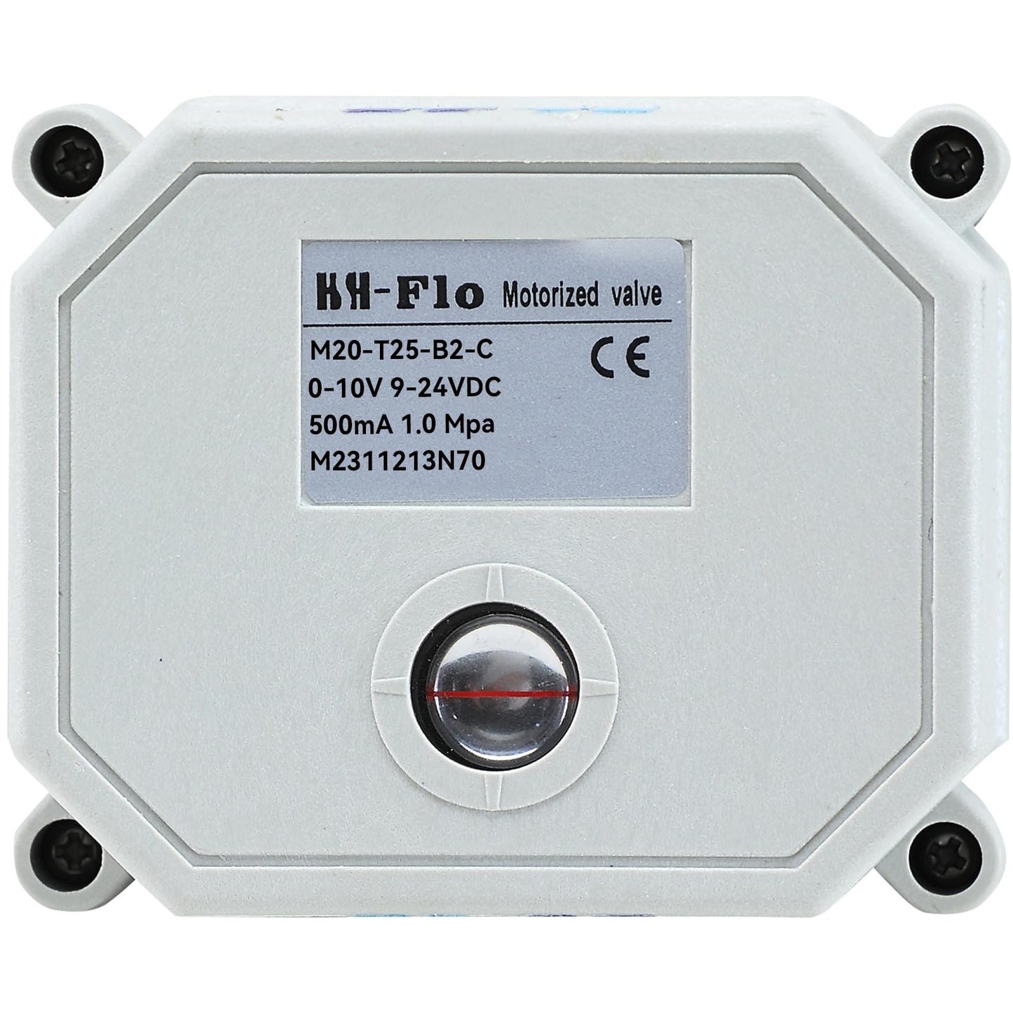 HSH-Flo 2 Way 1" 12VDC 9-24VDC 0-10V NPT Proportional Integral Modulating Control Motorized Ball Valve