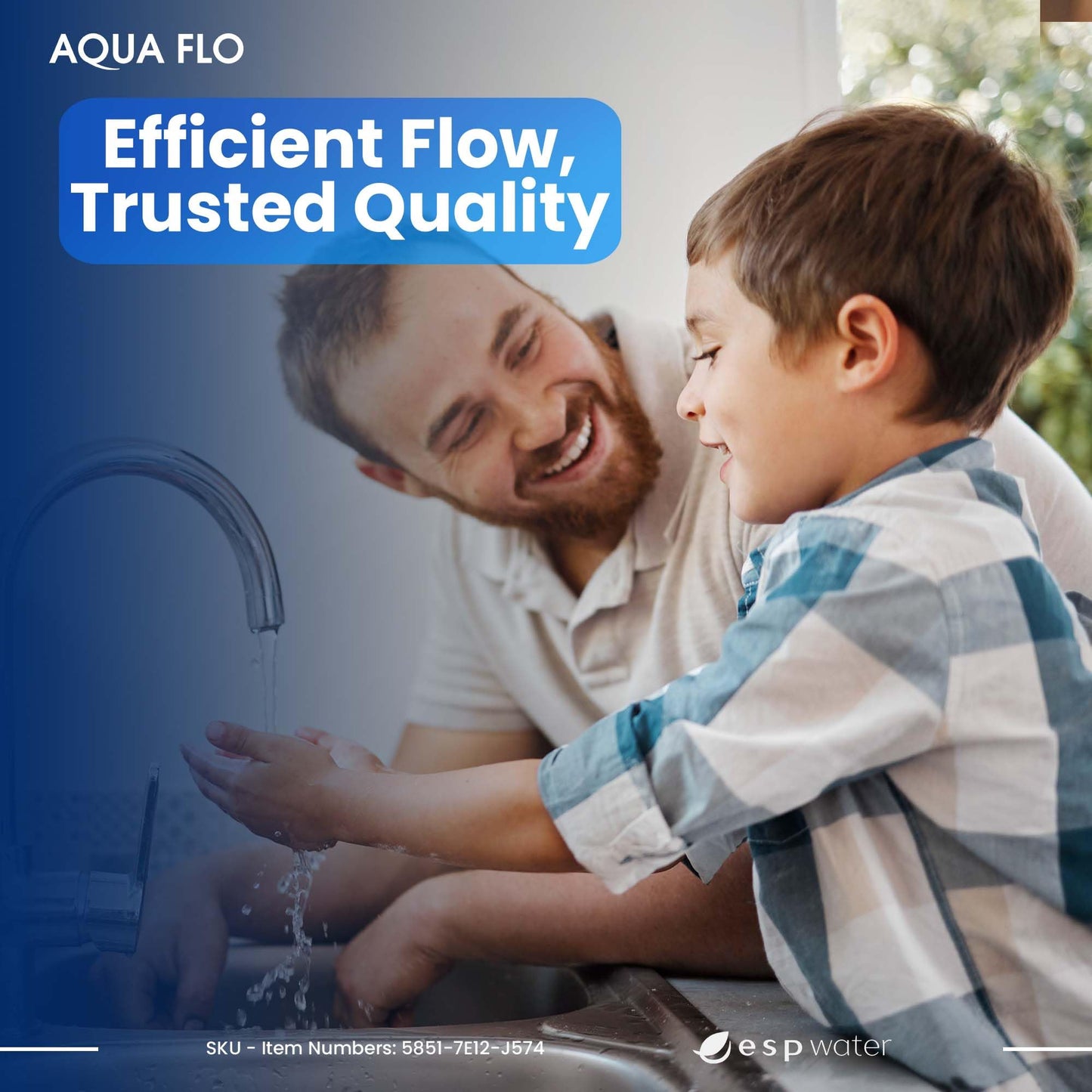 Aquatec DDP 5800 RO Delivery Demand Pump, 0.7 GPM, 3/8-Inch Quick Connect, 120V – High Flow Rate, Durable, Compact, Quiet, Compatible with Most Tank-Based Reverse Osmosis Systems 5851-7E12-J574