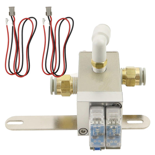 Solenoid Valve Kit Compatible with P.M 45/65/85/105/125 Plasma Cutting Machine Valve Sub Assembly (VEX1133-02N-X259) Replaces 228687
