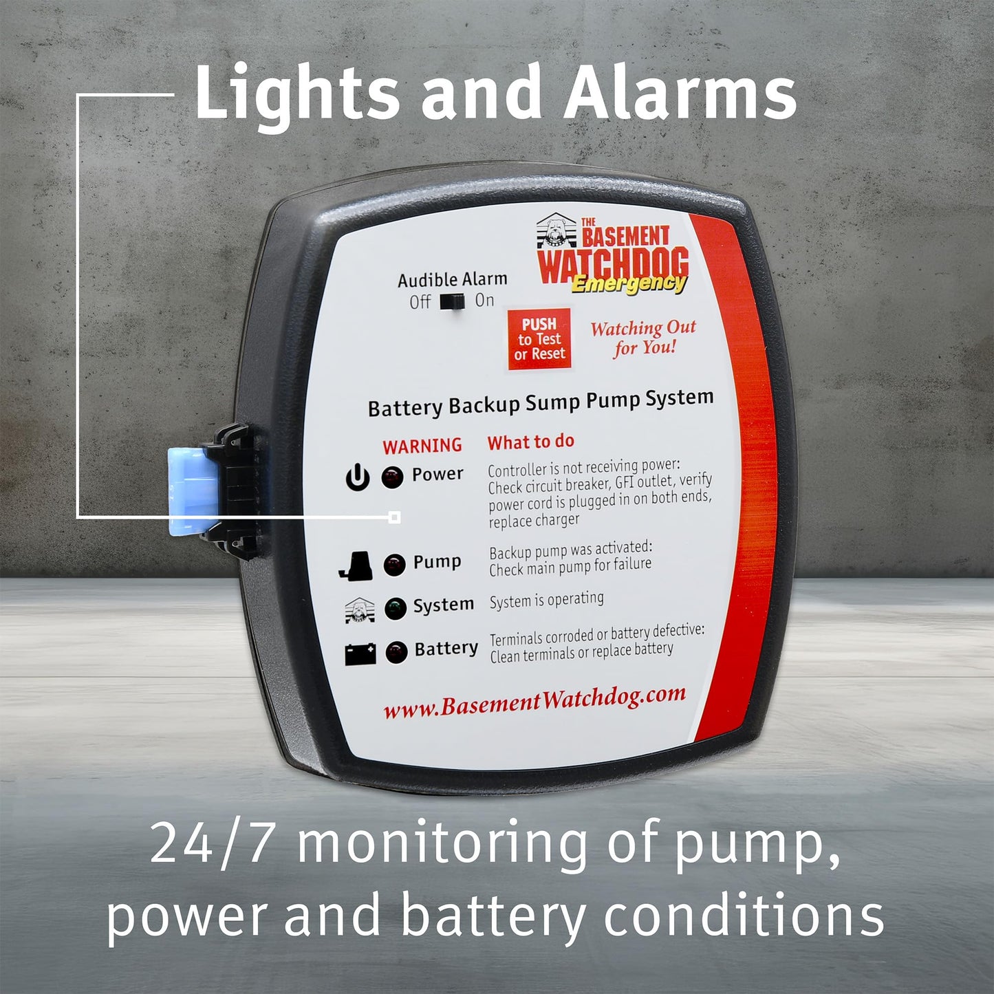 The Basement Watchdog Combo Preassembled Primary & Battery Backup Sump Pump System w/Monitoring Controller (CITE-33)