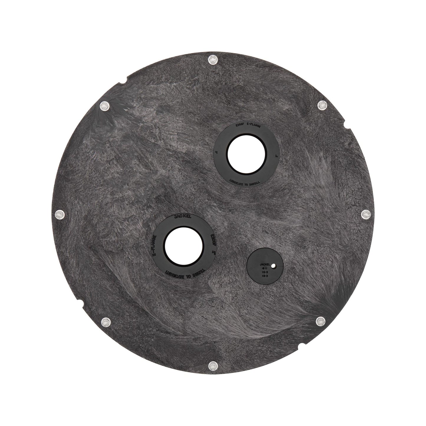 JACKEL Sewage Pump System, 1/2 HP, 108 GPM, 2" Discharge, Tethered Float Switch, 30 Gallon Basin, Gas Tight Cover