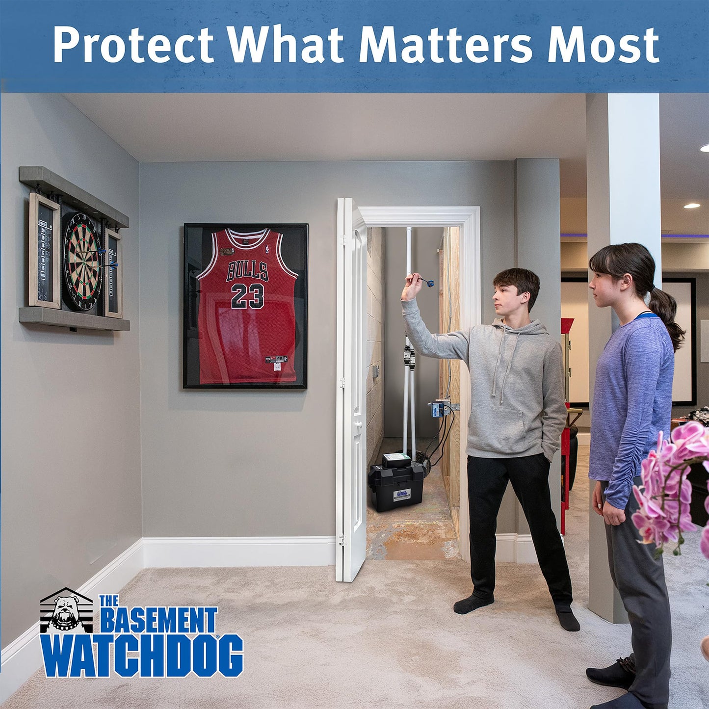 The Basement Watchdog Combo Preassembled Primary & Battery Backup Sump Pump System w/Monitoring Controller (CITE-33)