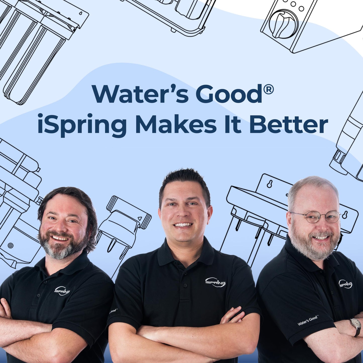 iSpring PMP1000 Water Booster Pump for High Capacity RO Membrane and Commercial Reverse Osmosis System Up to 120 psi, 3/8” Quick Connect Fitting
