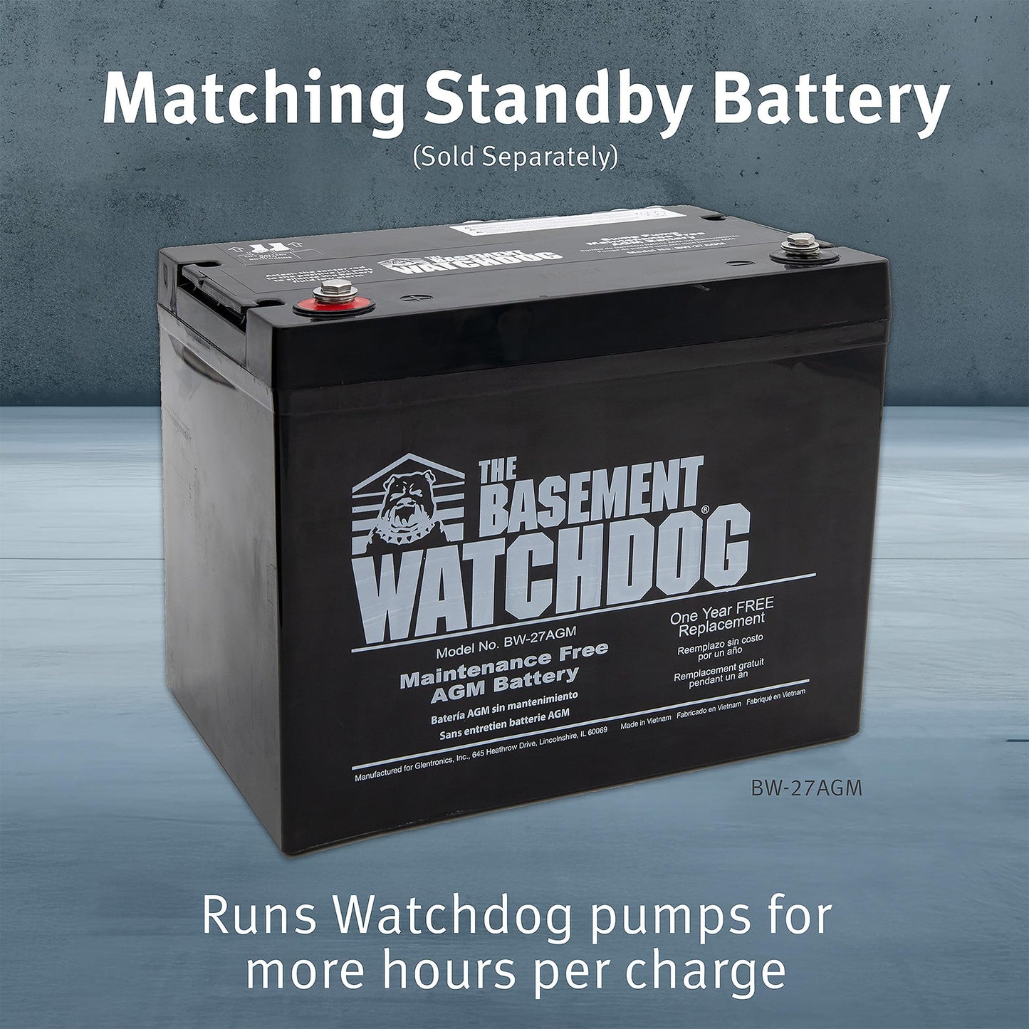 The Basement Watchdog Combo Preassembled Primary & Battery Backup Sump Pump System w/Monitoring Controller (CITE-33)