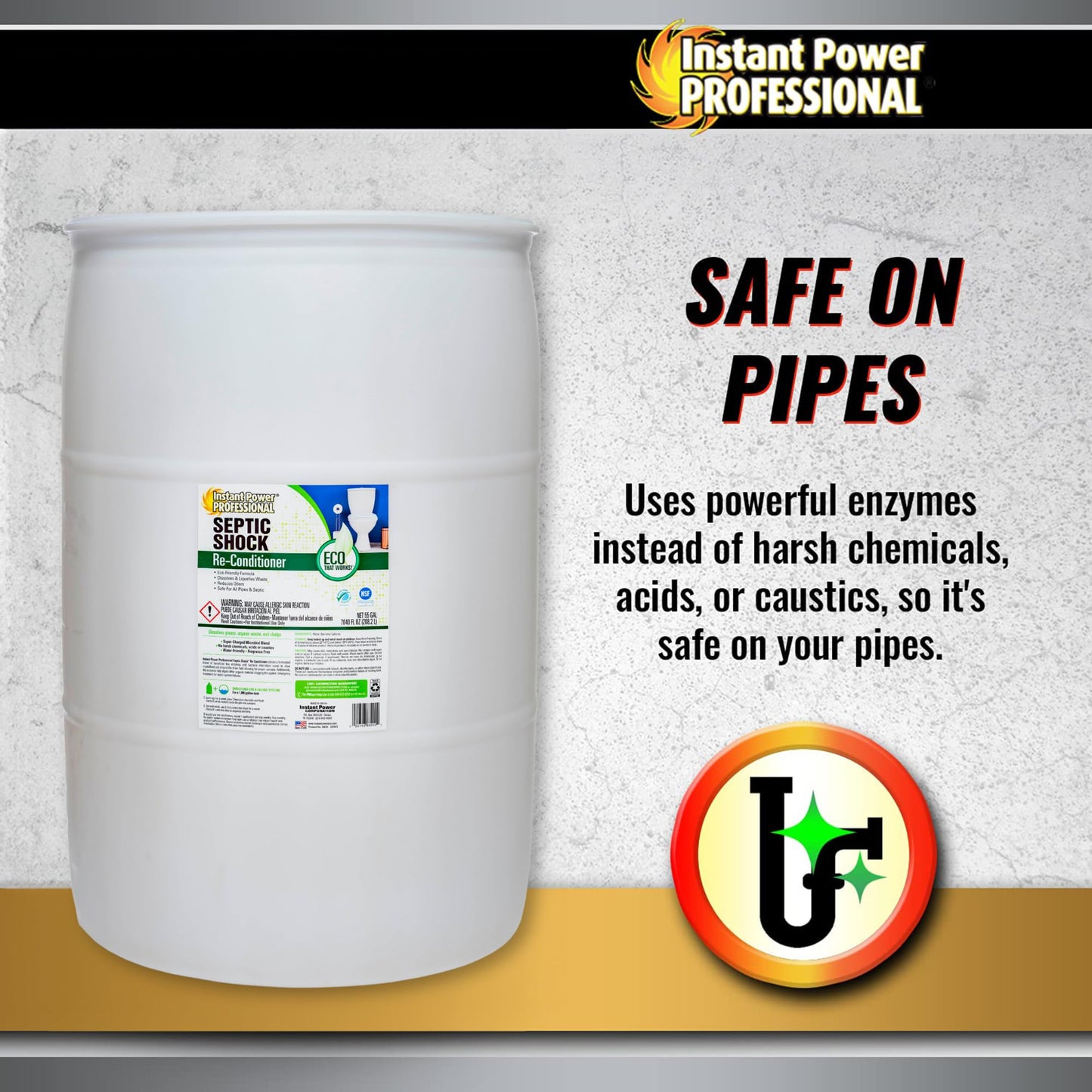 Instant Power Professional Septic Shock, 6400 Fl Ounce