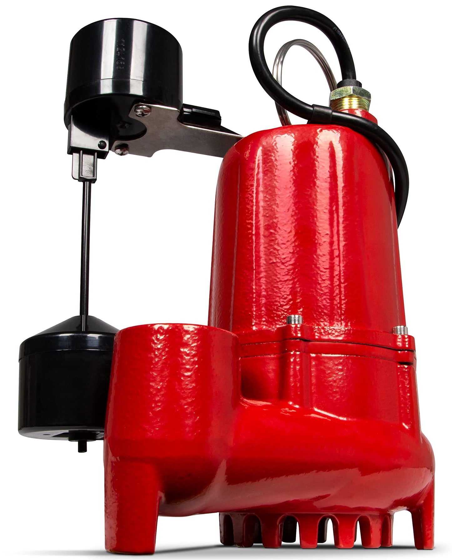 Red Lion RL-SC50V Submersible Water Pump, Heavy Duty Automatic Sump Pump with Vertical Float Switch, 1/2 HP, 4300 GPH, Cast Iron