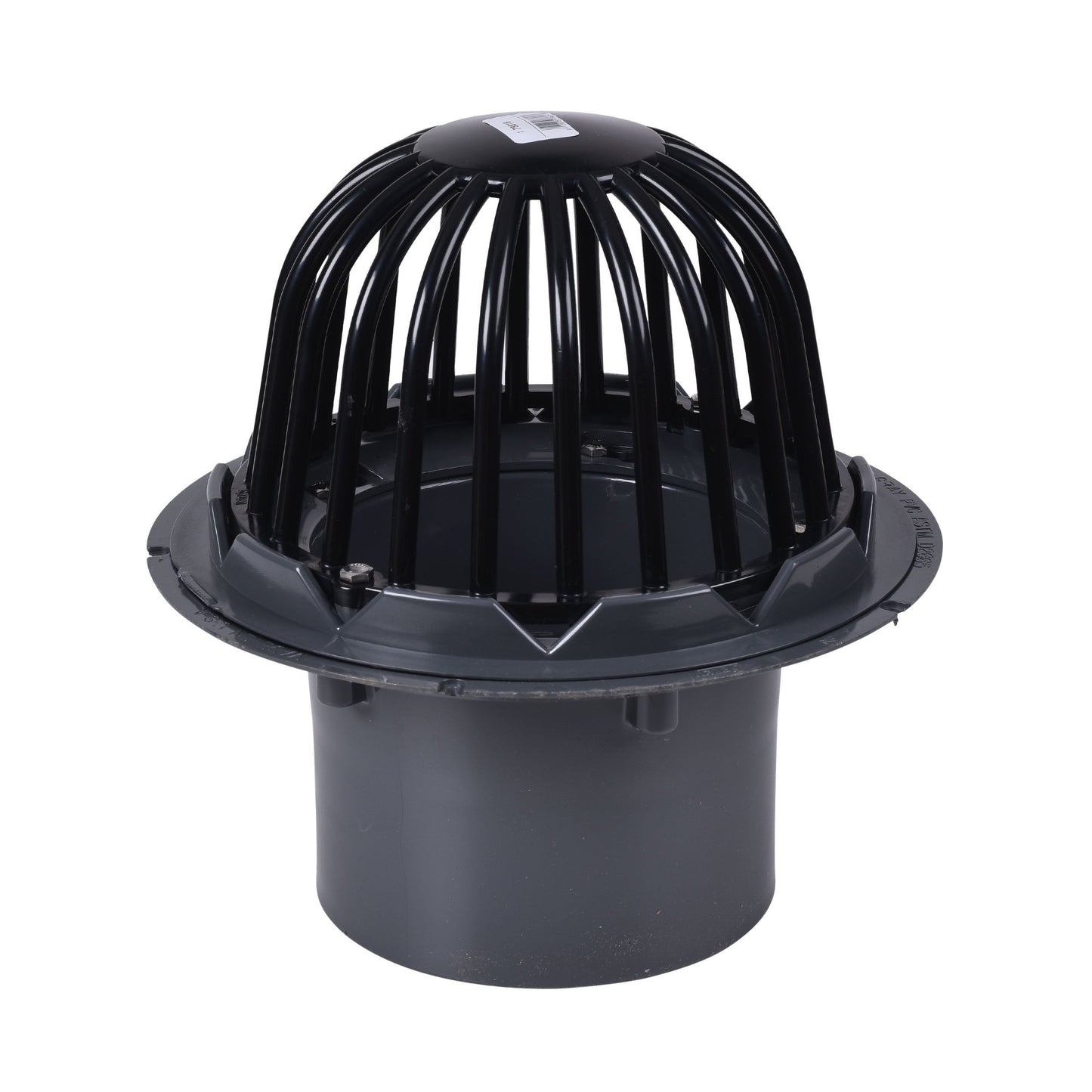 Oatey 78016 PVC Roof Drain with Plastic Dome, 6-Inch