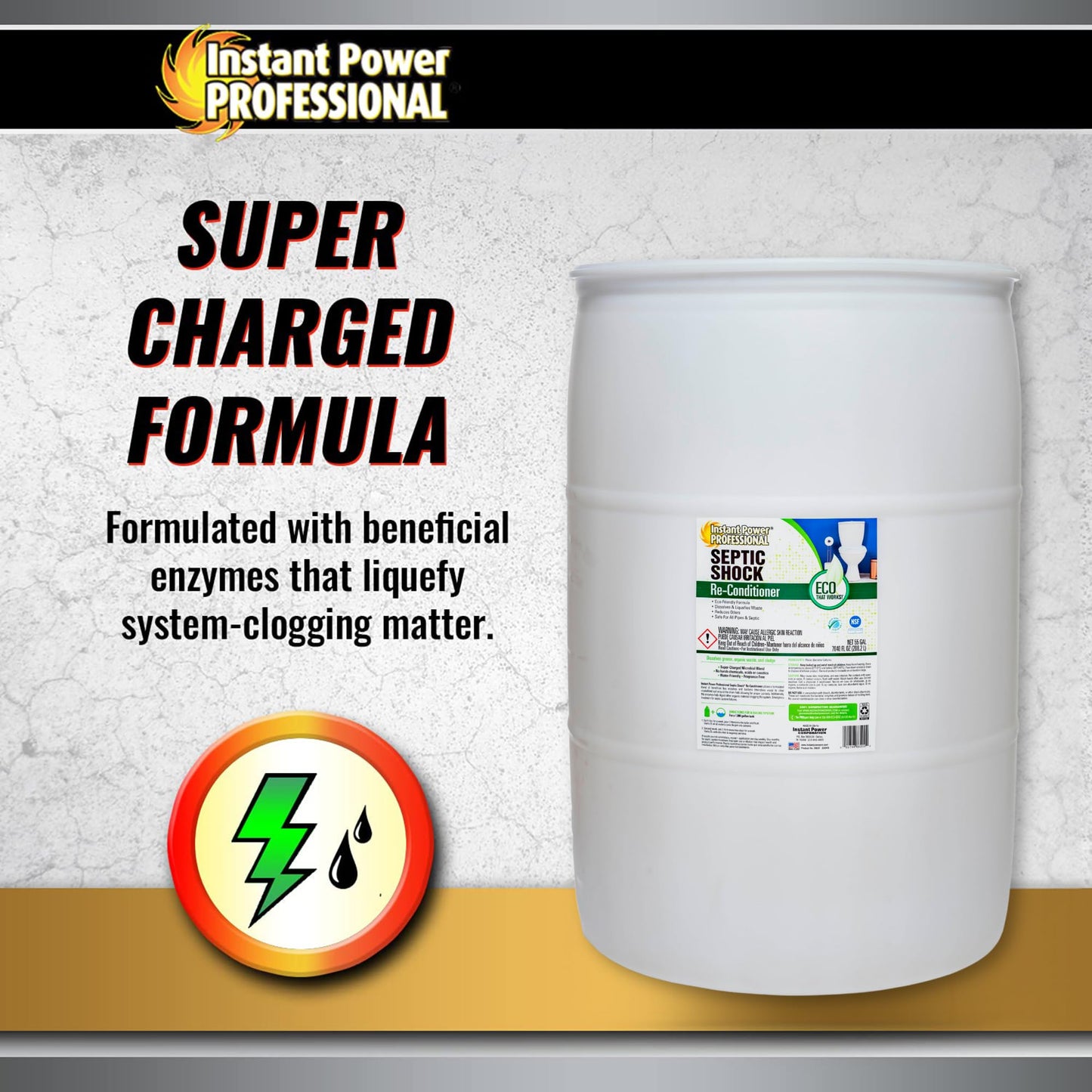 Instant Power Professional Septic Shock, 6400 Fl Ounce