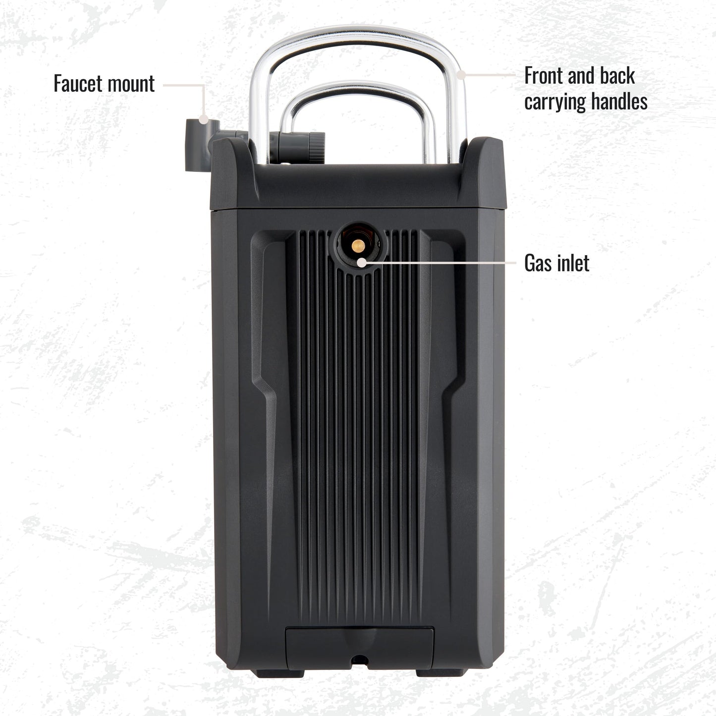 Hike Crew Propane Water Heater & Shower Pump | Rechargeable Portable Outdoor Water System w/Shower Head Attachment for Instant Hot Water While Camping, Hiking, Glamping & Vacationing