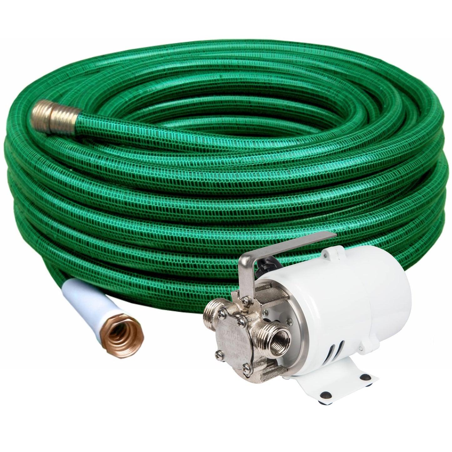 Little Giant 555113 360 GPH 115V High-Temp Plated Brass Non-Submersible Utility Pump, 370, White