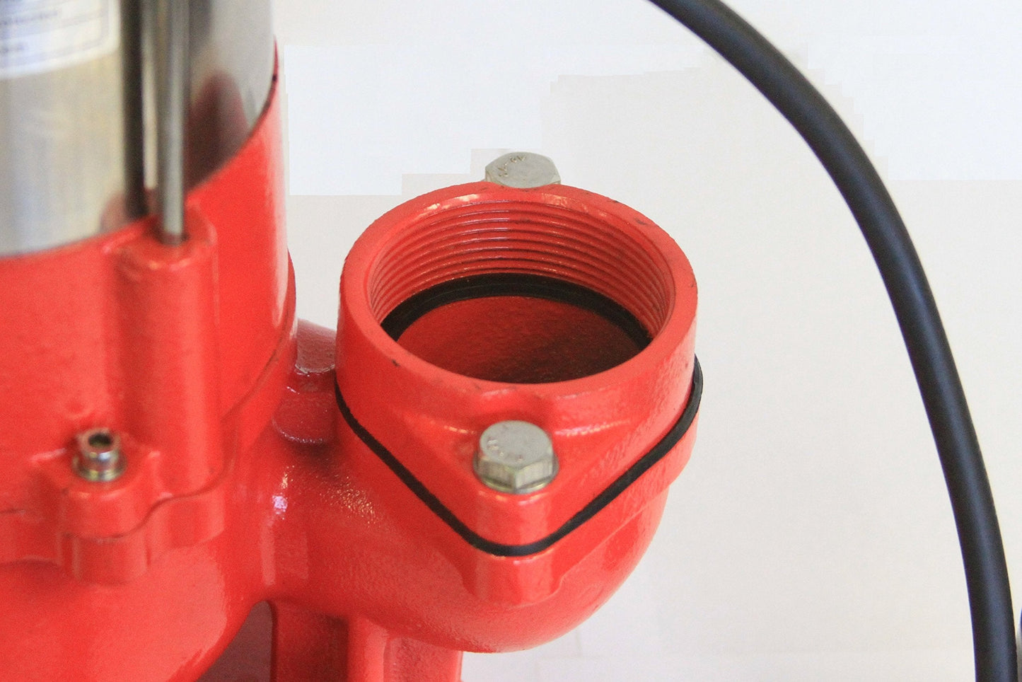 Hallmark Industries MA0387X-8 Sewage Pump with Float Switch, 3/4 HP, 115V, 5,600 GPH Max, 38 ft Lift, Stainless Steel