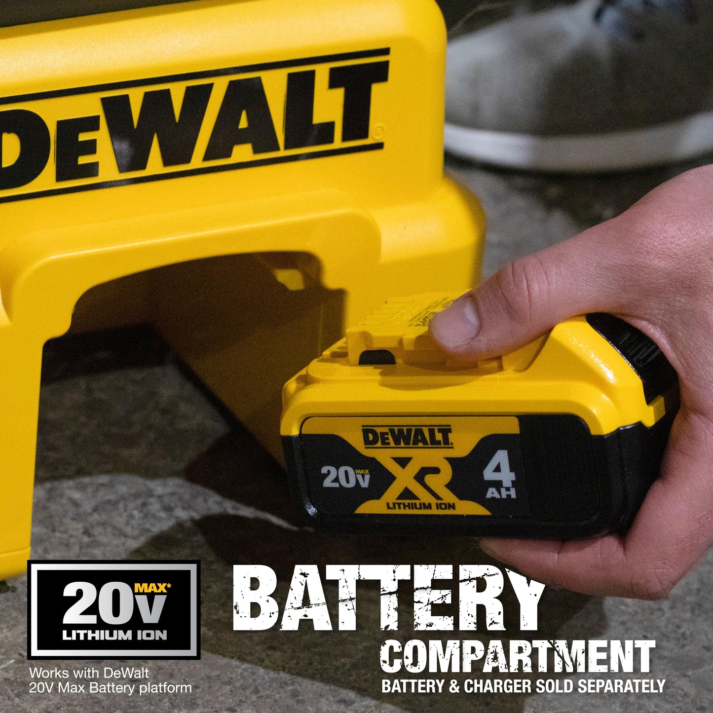 DEWALT 70000-BTU Outdoor Portable Forced Air Propane Heater - New Model DXH70CSFAVX